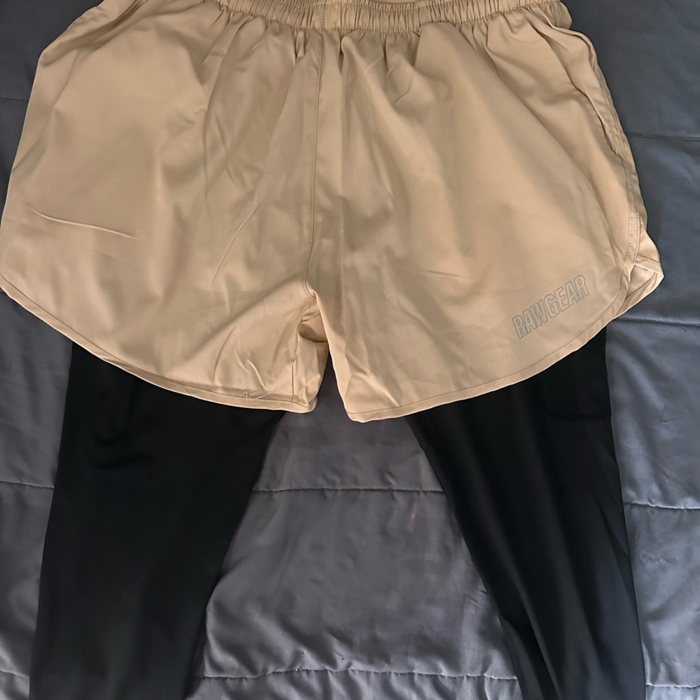 Unisex brand new RawGear Shorts with leggings